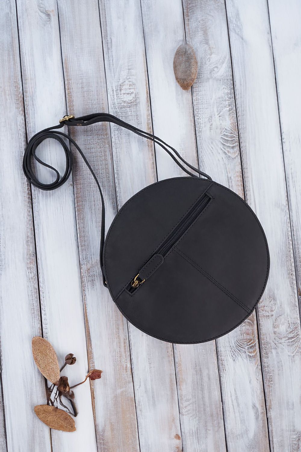  Sac en cuir naturel model 191526 Galanter 