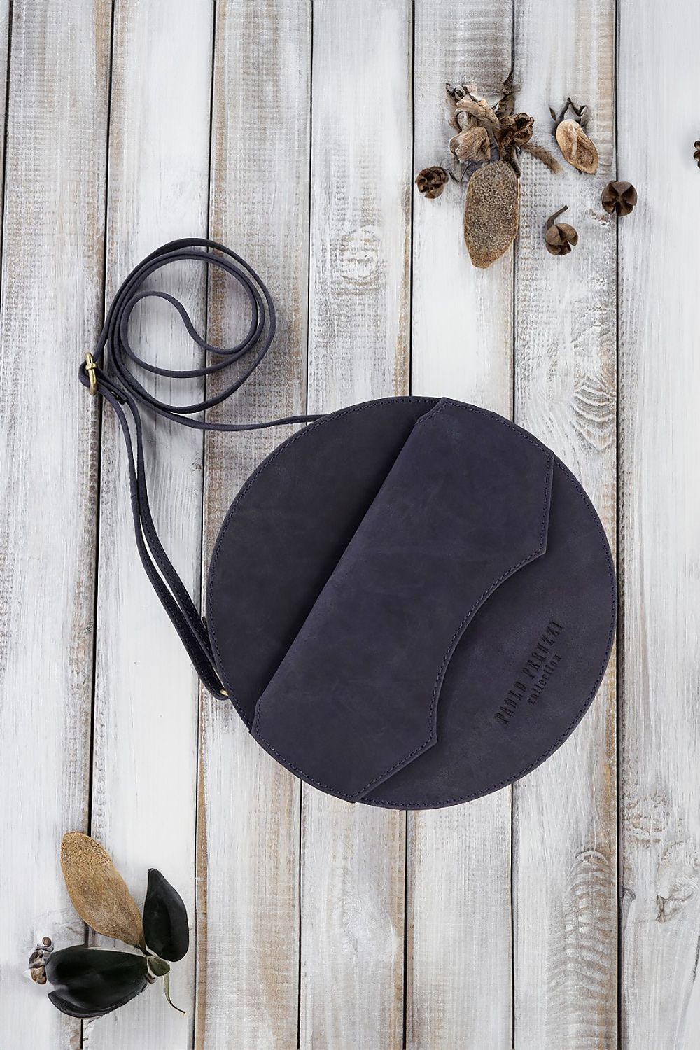  Sac en cuir naturel model 191528 Galanter 