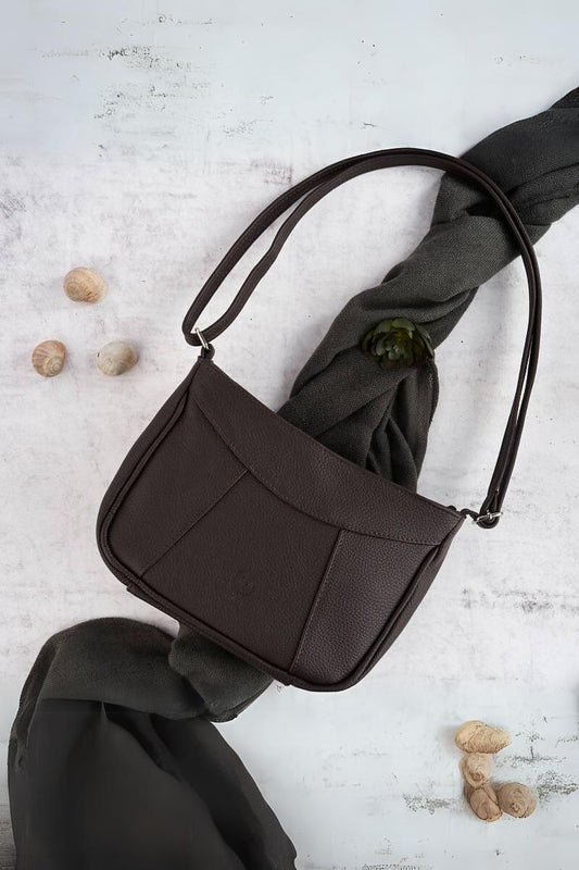  Sac en cuir naturel model 193249 Galanter 