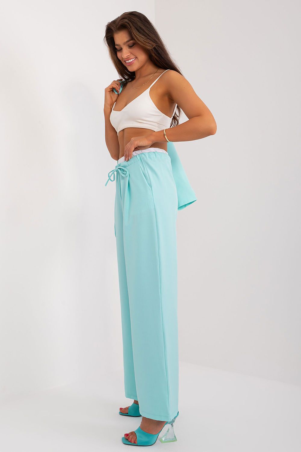  Pantalon femme model 196176 Italy Moda 