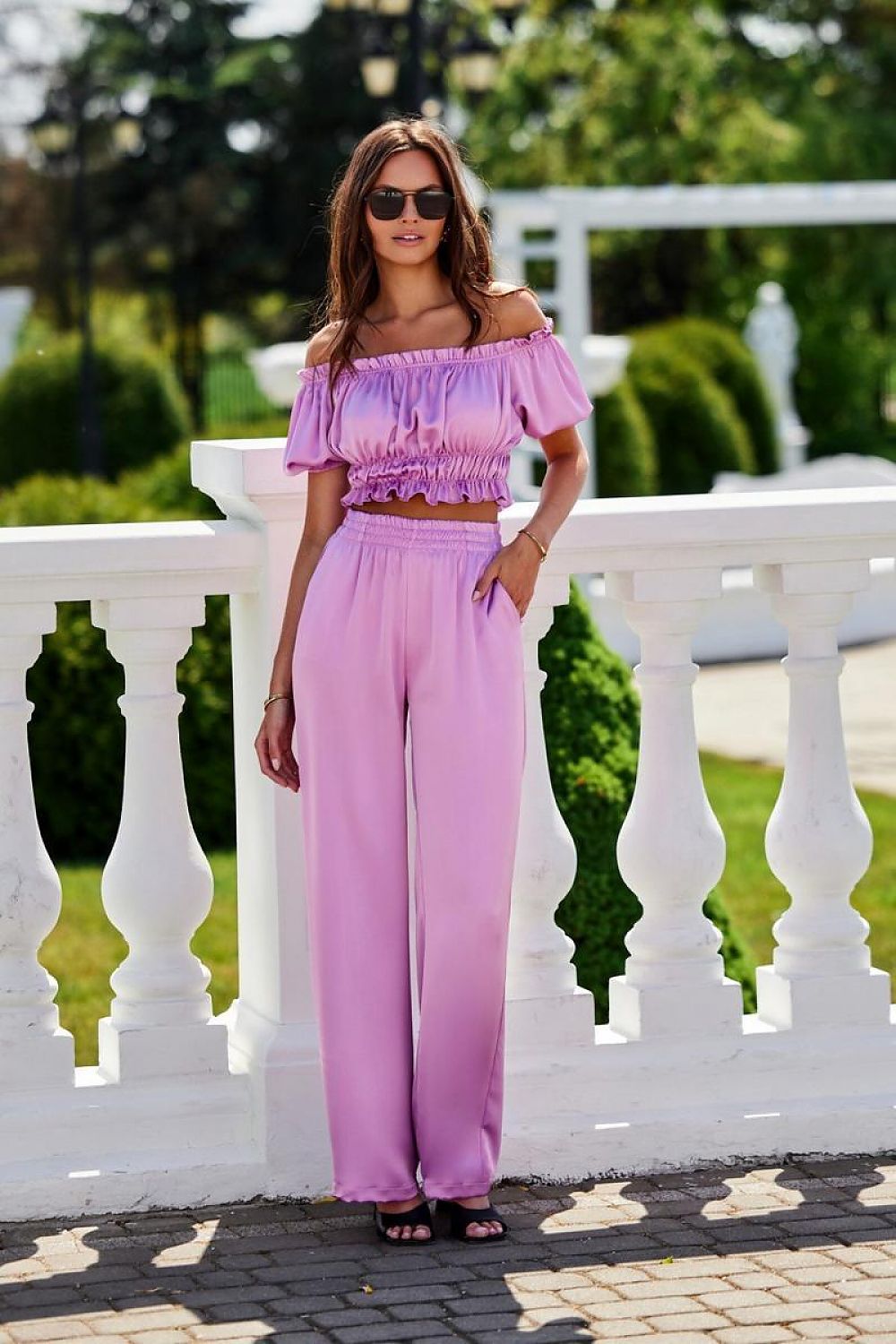  Pantalon femme model 197362 Roco Fashion 