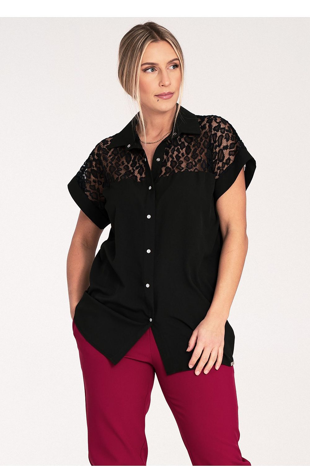  Chemise manche courte model 204319 Figl 
