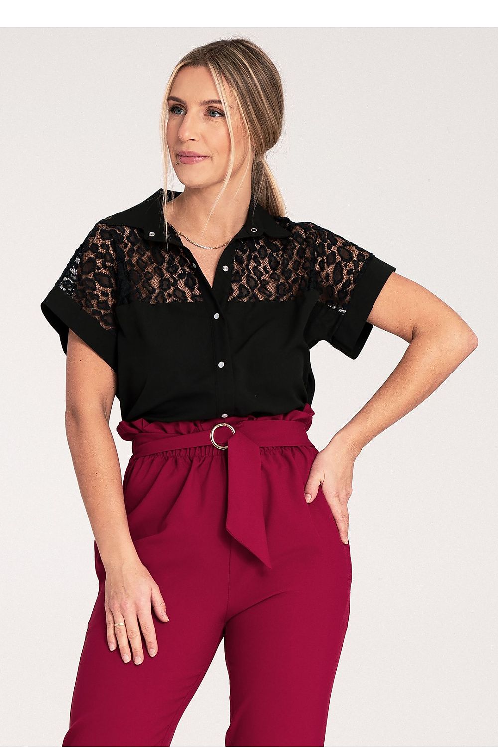  Chemise manche courte model 204319 Figl 