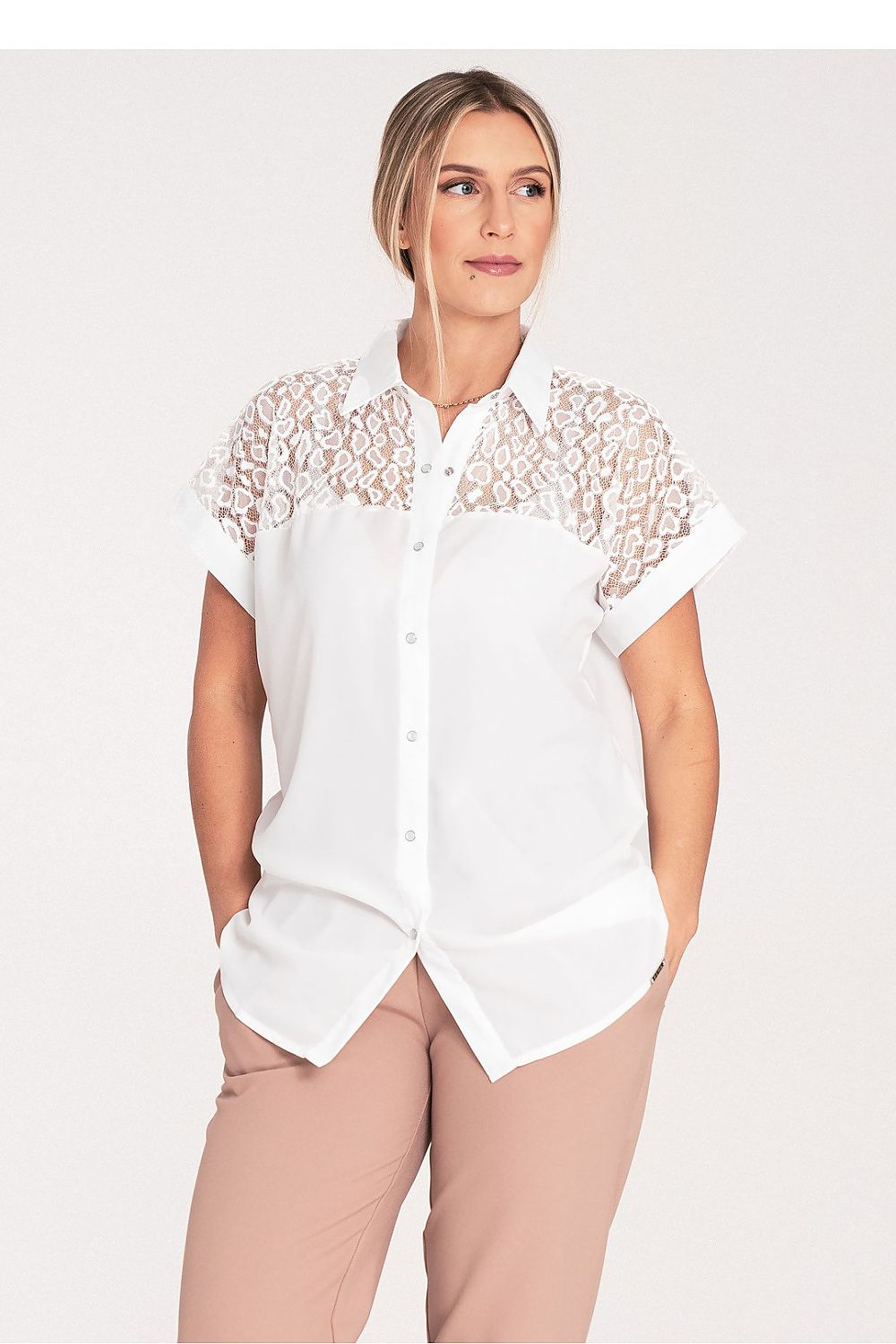  Chemise manche courte model 204320 Figl 