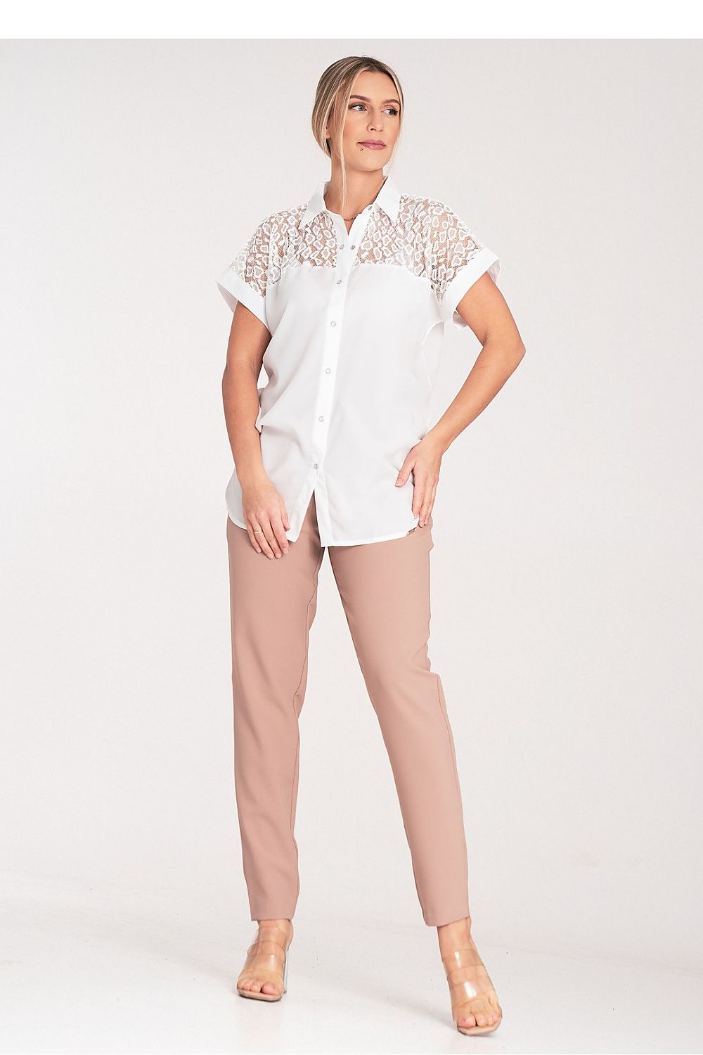  Chemise manche courte model 204320 Figl 