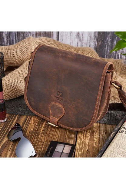  Sac en cuir naturel model 173195 Galanter 